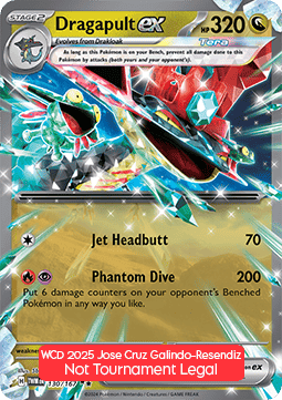 Dragapult ex WCD 2025 #25130