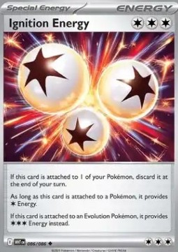 Ignition Energy White Flare #086/86