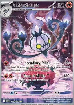 Chandelure White Flare #103/86