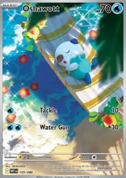 Oshawott White Flare #105/86