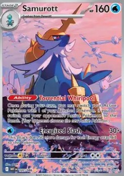 Samurott White Flare #107/86