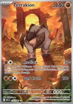 Terrakion White Flare #135/86