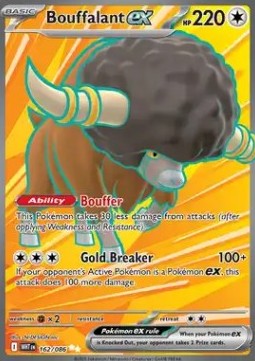 Bouffalant ex White Flare #162/86