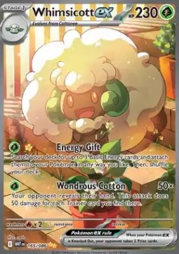 Whimsicott ex White Flare #165/86