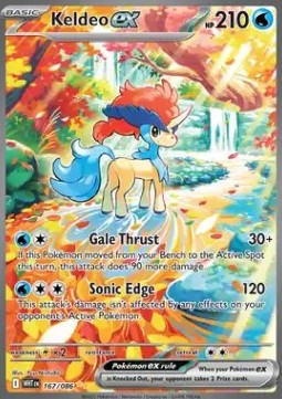 Keldeo ex White Flare #167/86