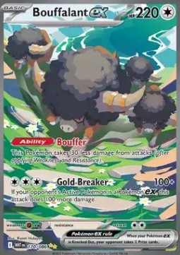 Bouffalant ex White Flare #170/86
