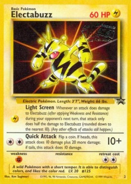 Electabuzz Wizards Black Star Promos #2/53
