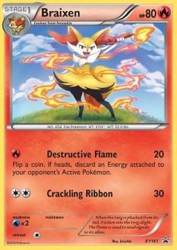 Braixen XY Black Star Promos #161/211