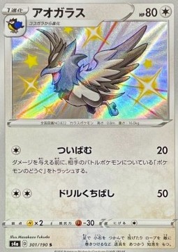 Corvisquire Shiny Star V #301