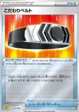 Choice Belt VSTAR & VMAX High Class Deck Zeraora #012