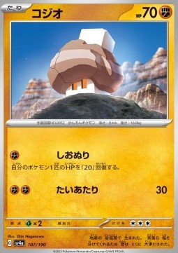 Nacli Shiny Treasure ex #107
