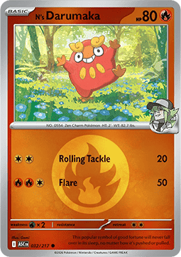 N's Darumaka Ascended Heroes: Additionals #032