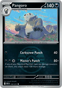 Pangoro Ascended Heroes: Additionals #140