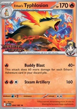 Ethan's Typhlosion - Destined Rivals: Additionals #034