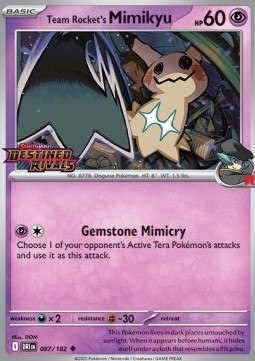 Team Rocket's Mimikyu - Destined Rivals: Additionals #087