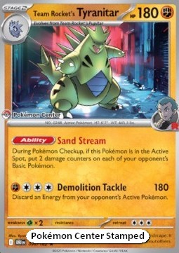 Team Rocket's Tyranitar Destined Rivals: Additionals #096