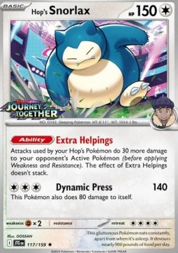 Hop's Snorlax - Journey Together: Additionals #117