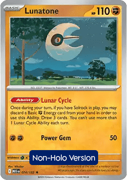 Lunatone Mega Evolution: Additionals #