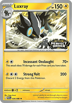 Luxray Perfect Order: Additionals #028