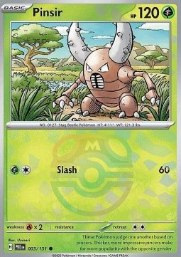 Pinsir Prismatic Evolutions: Additionals #003