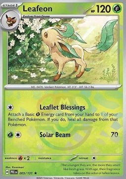 Leafeon Prismatic Evolutions: Additionals #005