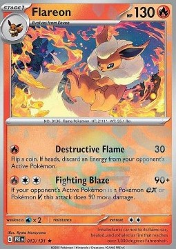 Flamara - Prismatic Evolutions: Additionals #013