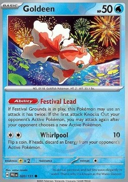 Goldeen Prismatic Evolutions: Additionals #020