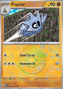 Pupitar - Prismatic Evolutions: Additionals #048