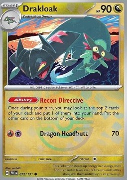 Drakloak Prismatic Evolutions: Additionals #072