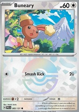 Buneary Prismatic Evolutions: Additionals #083