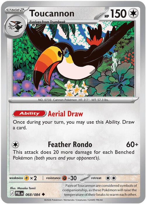 Toucannon Pitch Black #068/084