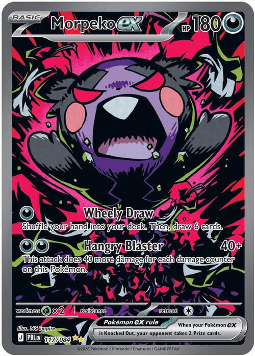 Morpeko ex Pitch Black #117/084