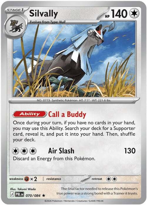 Silvally Pitch Black: Additionals #070/084