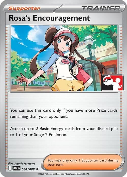 Rosa's Encouragement Play! Pokémon Prize Pack Series Nine #084/088