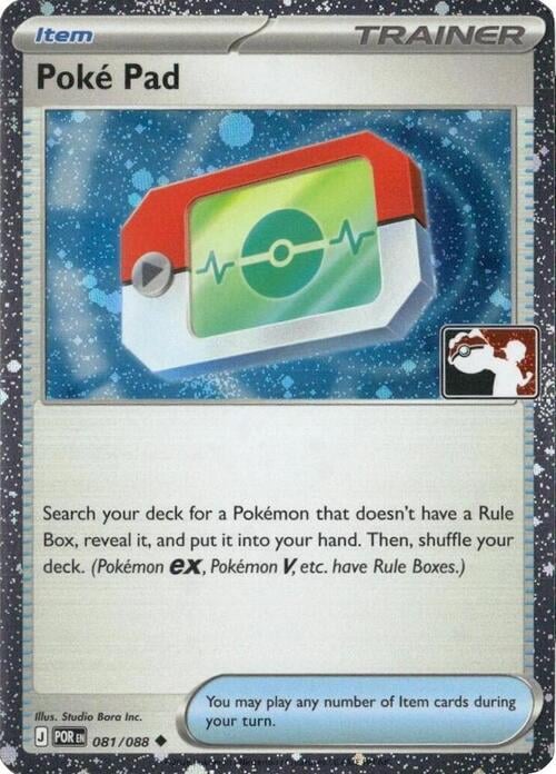 Poké Pad Play! Pokémon Prize Pack Series Nine #081/088