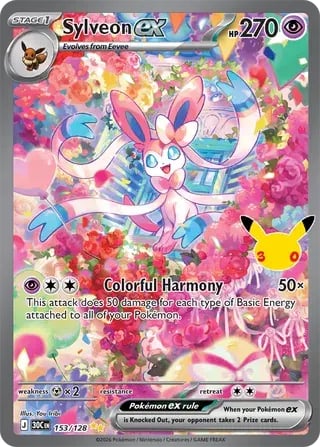 Sylveon ex 30th Celebration #153/128