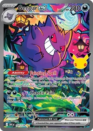 Gengar ex 30th Celebration #154/128