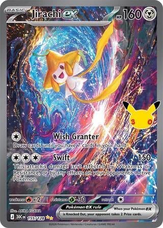 Jirachi ex 30th Celebration #155/128