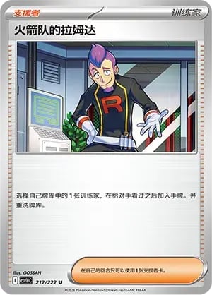 Team Rocket's Petrel Chasing Glory Together #212/222