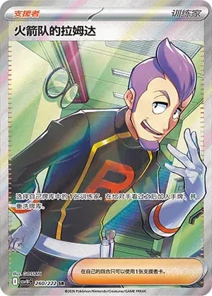 Team Rocket's Petrel Chasing Glory Together #260/222