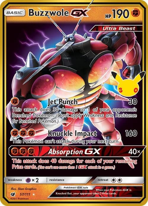 Buzzwole GX 30th Celebration #57/111